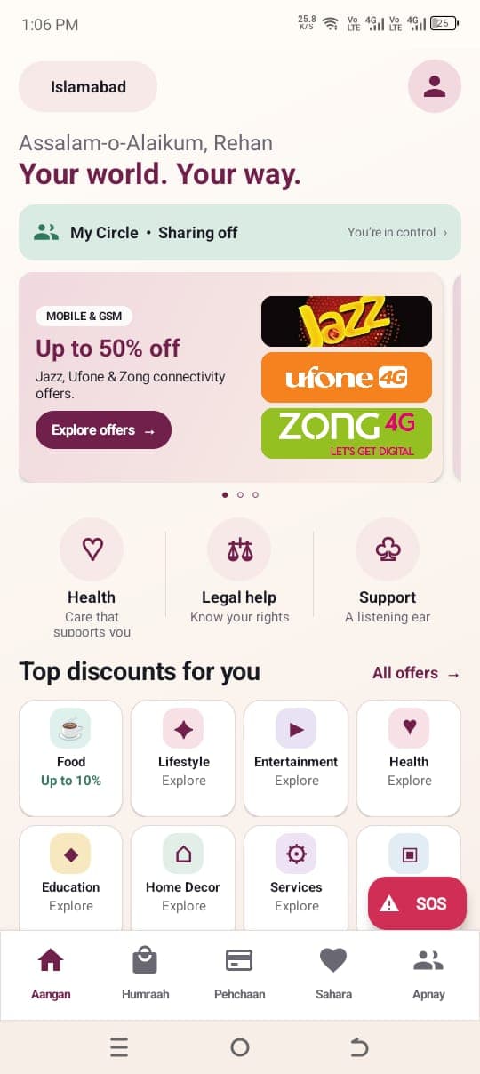 Home — offers, quick links and top discounts